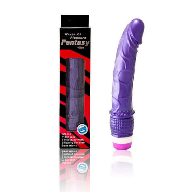 Vibratore Realistico Viola con Venature e Vibrazioni Multiple